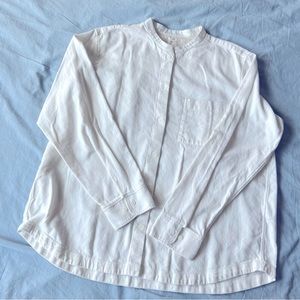 Muji flannel shirt - cream